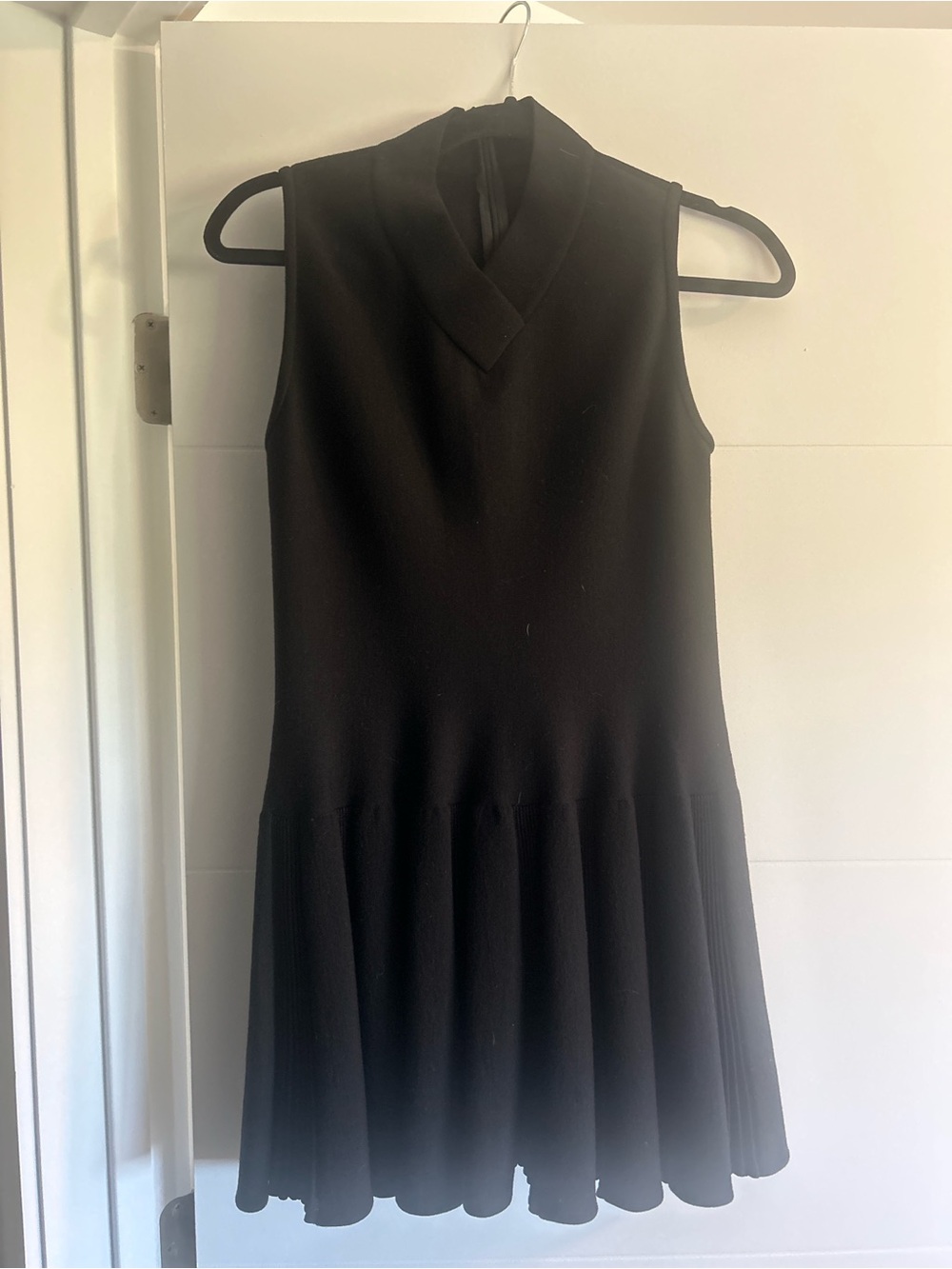 Alaia Sleeveless Black Knit dress